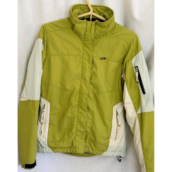 Orage Ski Brand Ski Jacket in Lime Green, White & Black, Size XS - Picture 1 of 14